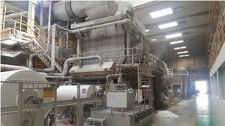 2300 mm Tissue Paper Machine with Crescent Former SOLD