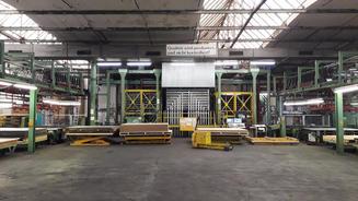 Becker and Hullen High Pressure Lamination Line